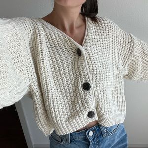 Vintage Coastal Cowgirl Cream Cardigan